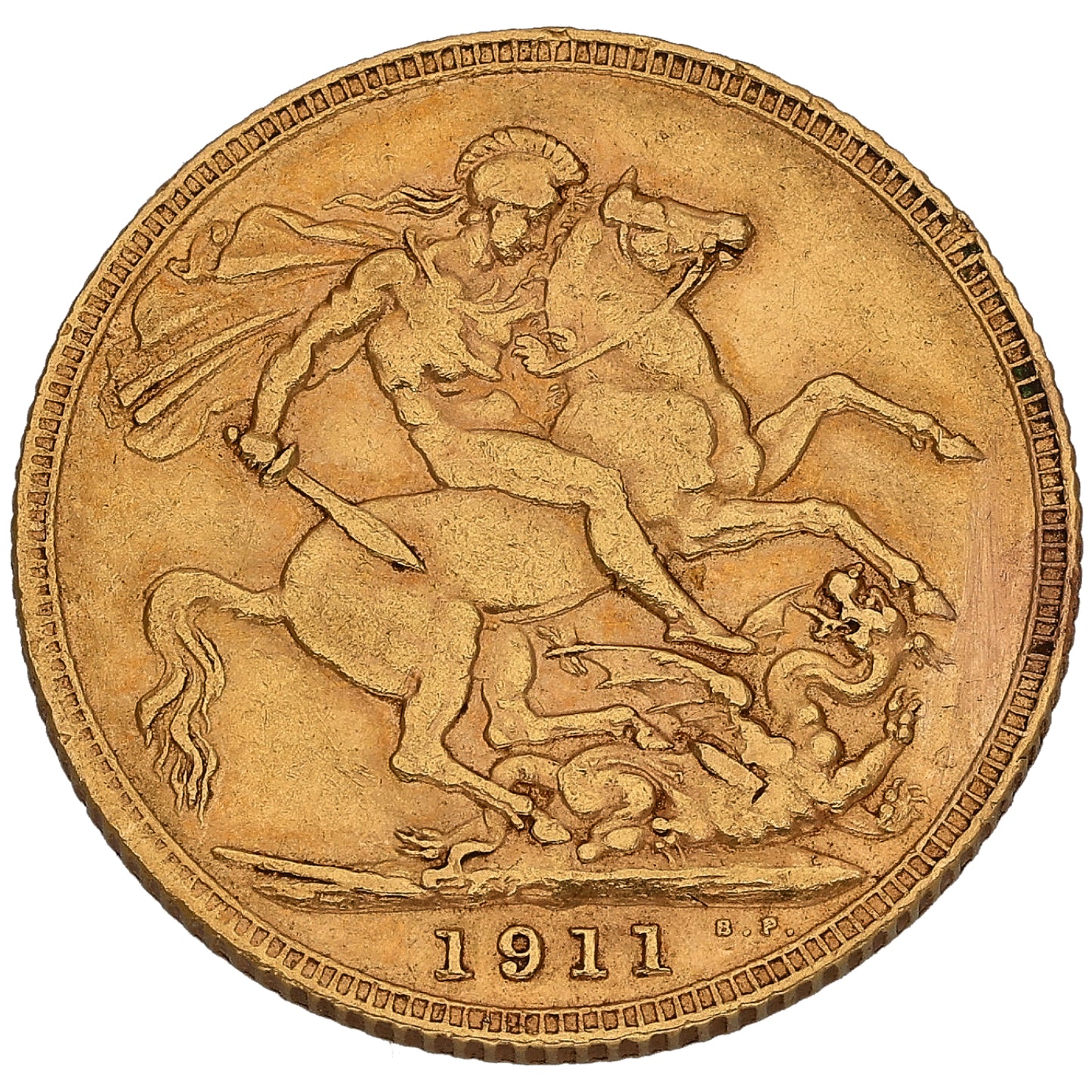 22ct Gold King George V Full Sovereign Coin 1911