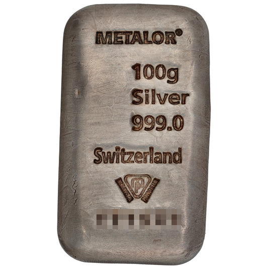 Fine Silver 100g Bar