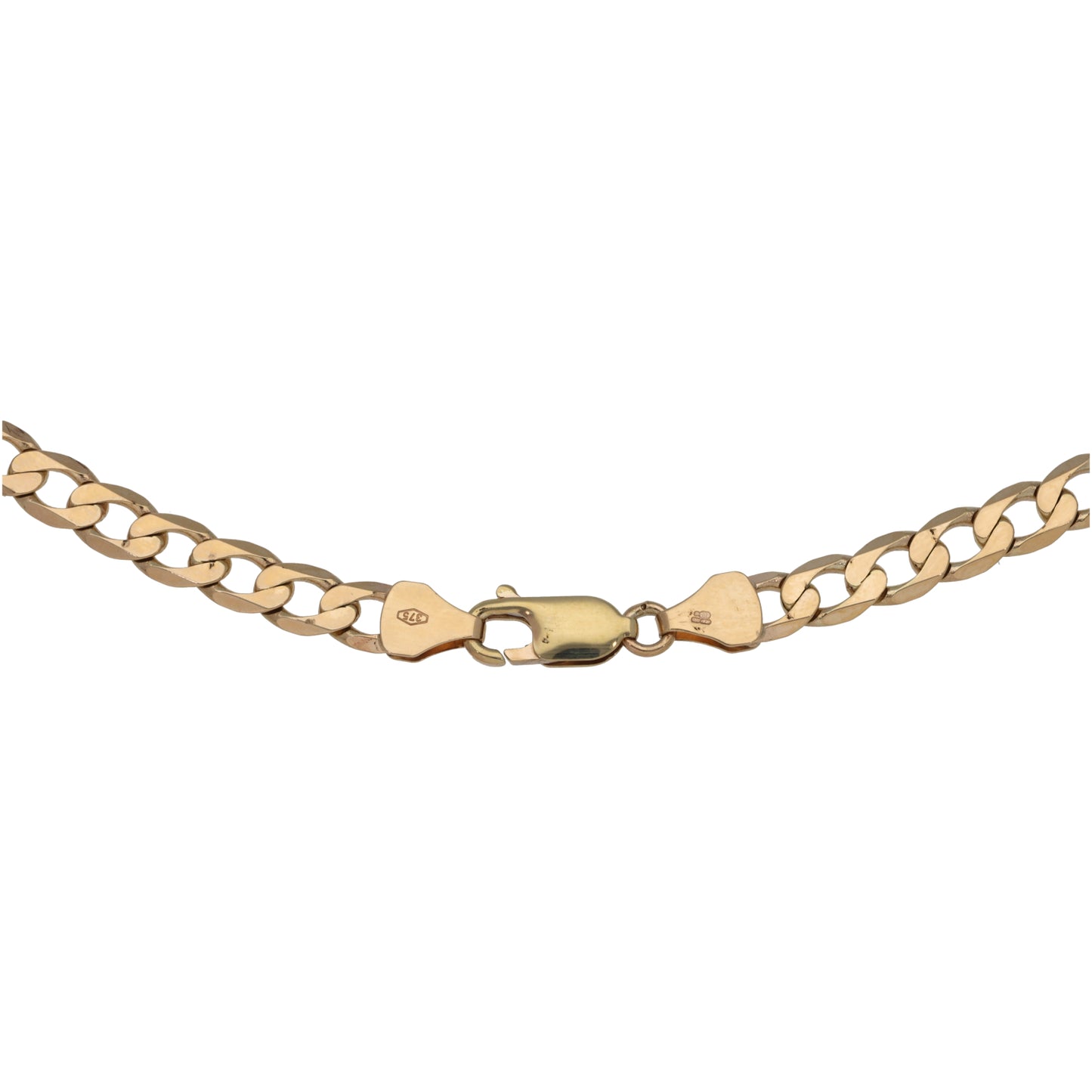 9ct Gold Curb Chain 24"
