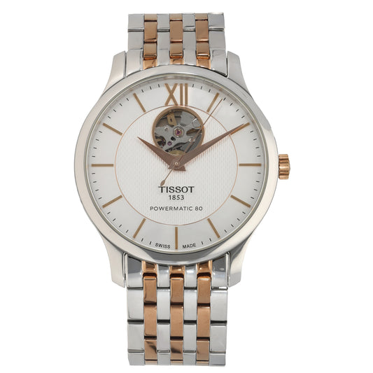 Tissot Tradition Open Heart T063907A 40mm Bi-Colour Watch