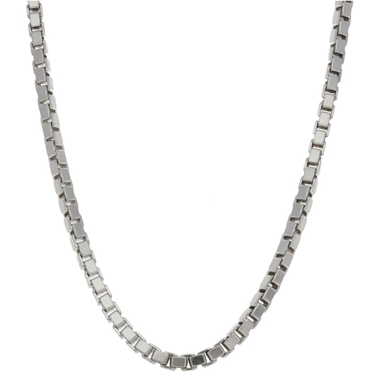 Sterling Silver Box Chain 20"