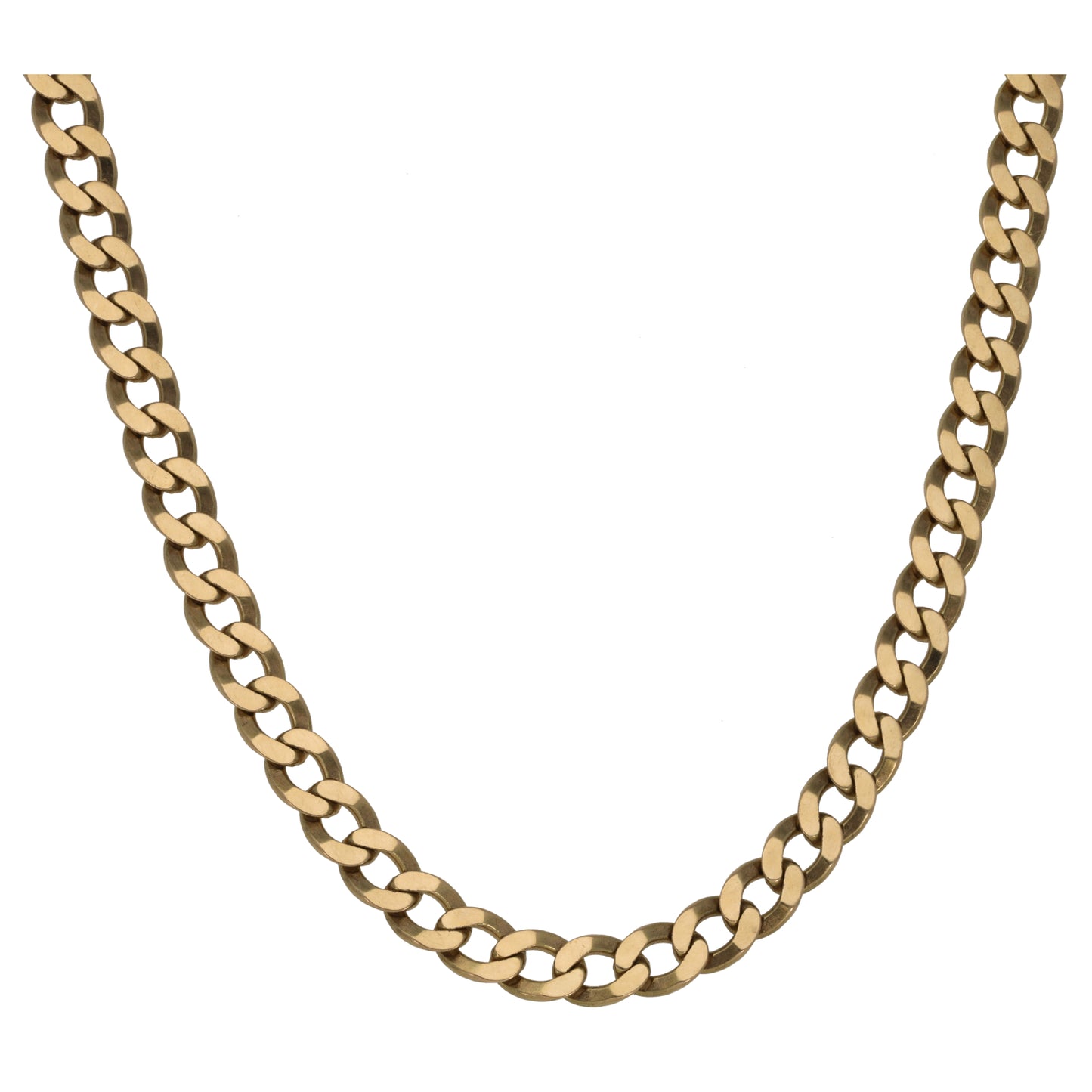 9ct Gold Curb Chain 26"