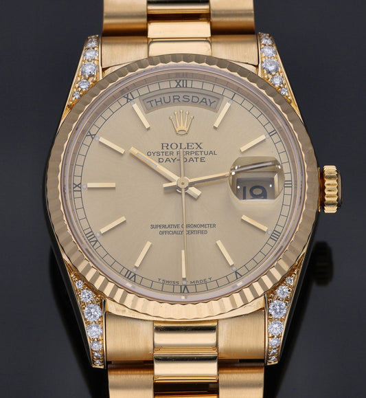 Rolex Day-Date 18338 36mm Gold Watch