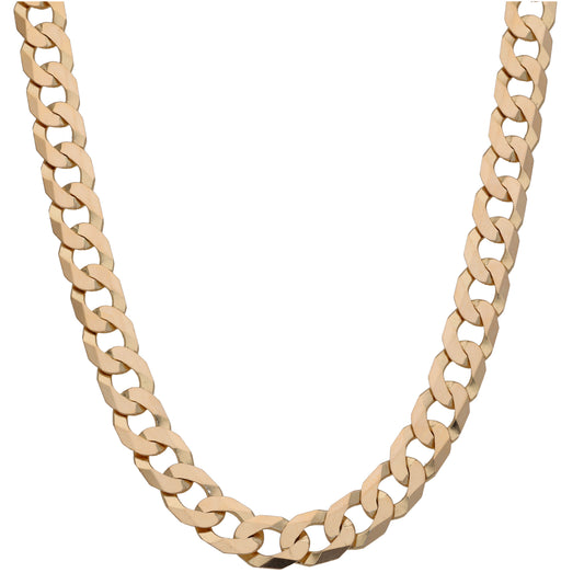 9ct Gold Curb Chain 24"