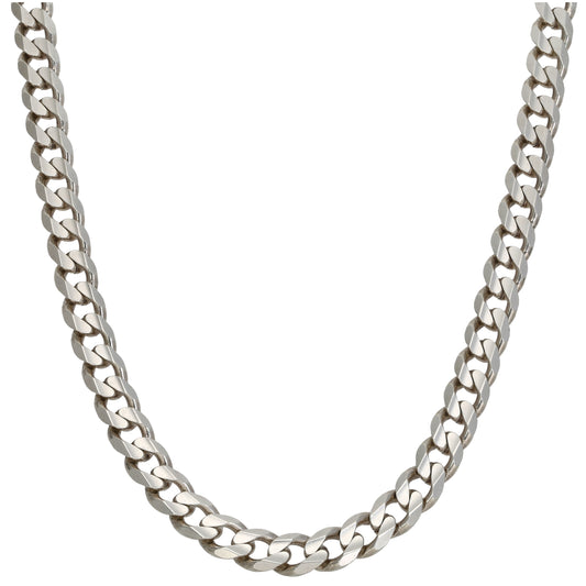 Sterling Silver Curb Chain 20"