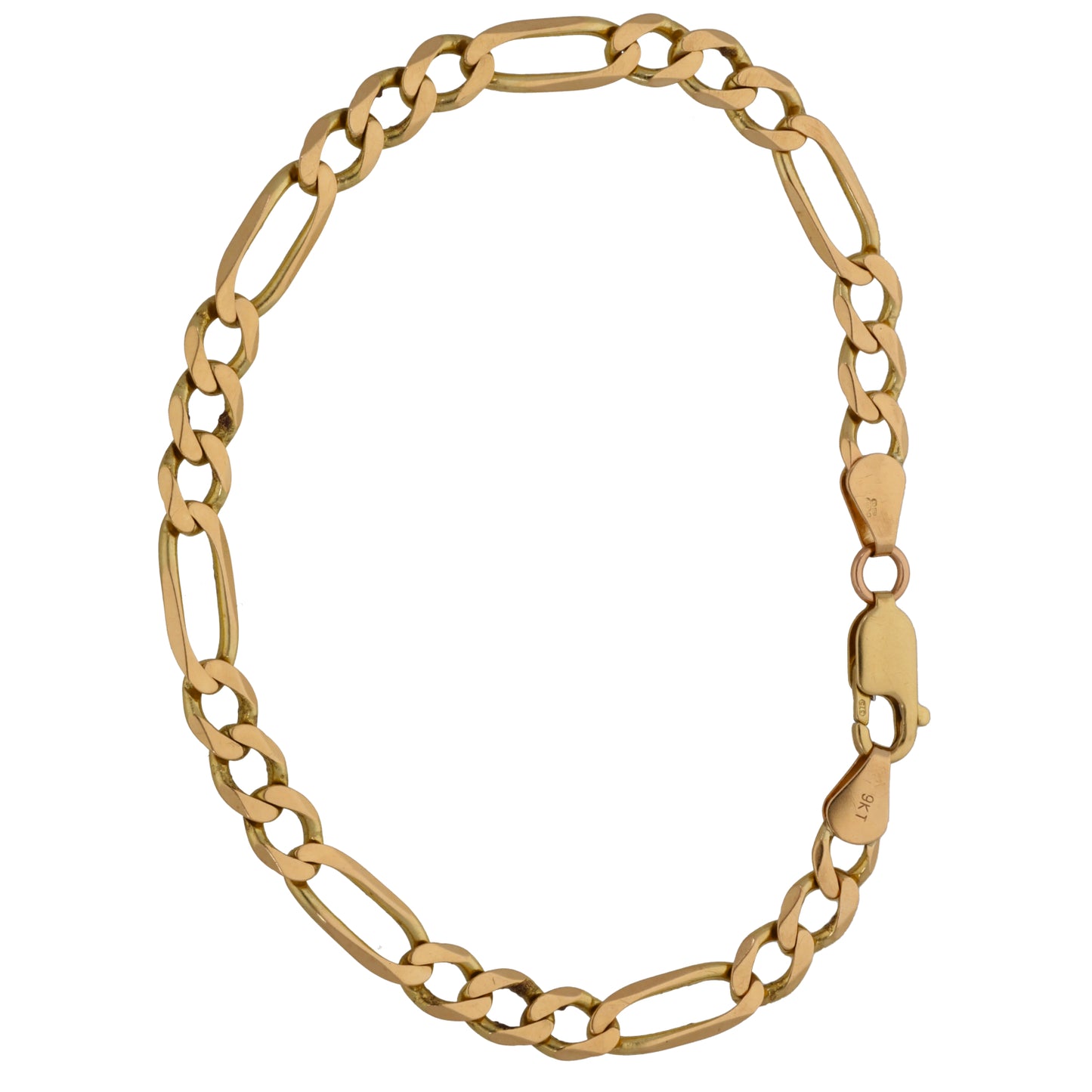 9ct Gold Figaro Bracelet