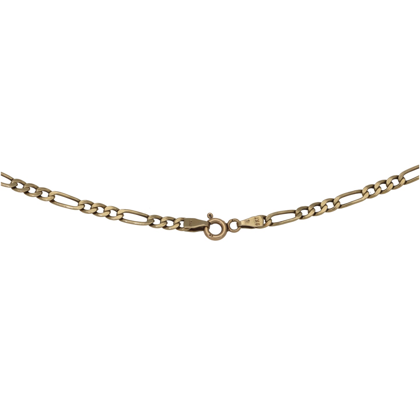 9ct Gold Figaro Chain 20"