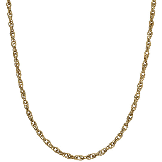 9ct Gold Fancy Necklace 24"