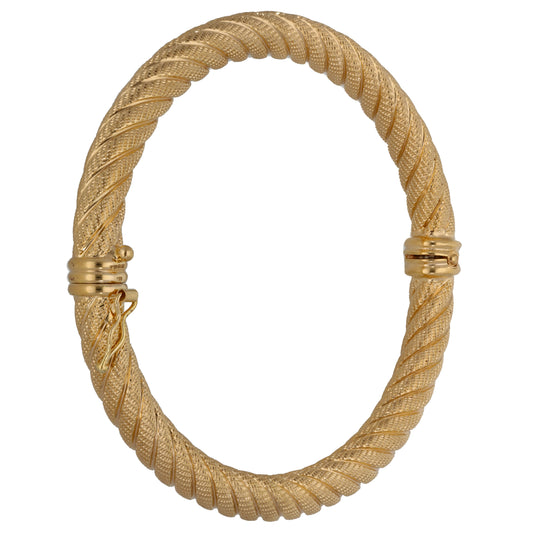 9ct Gold Hinged/Clasp Bangle