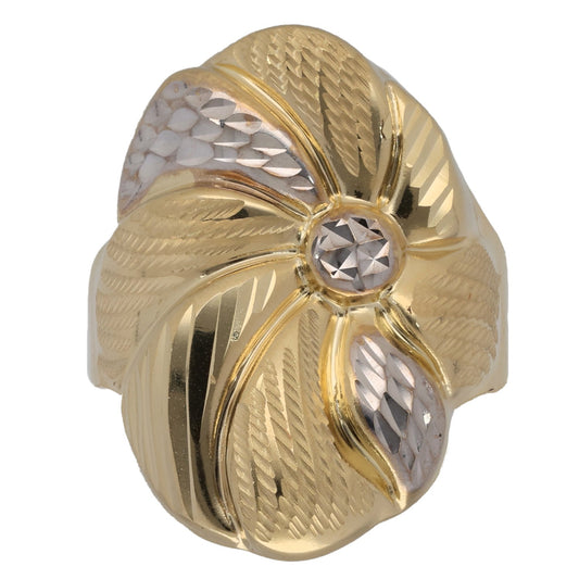 14ct Bicolour Gold Alternative Ring Size T