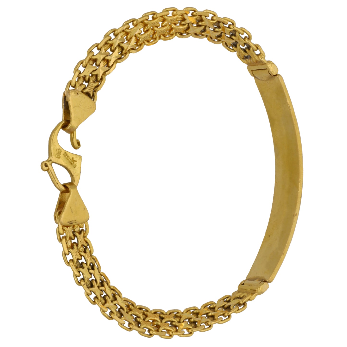 22ct Gold ID Bracelet