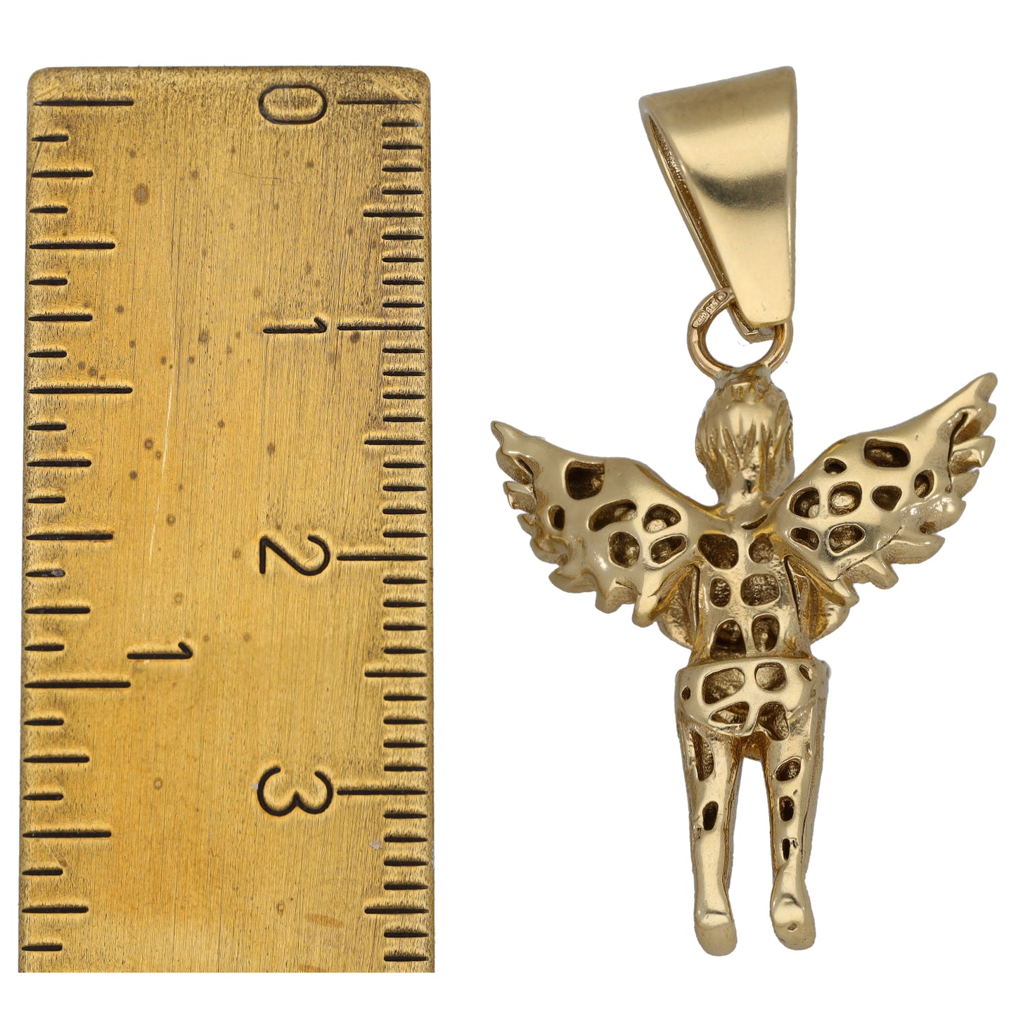9ct Gold Cherub Pendant