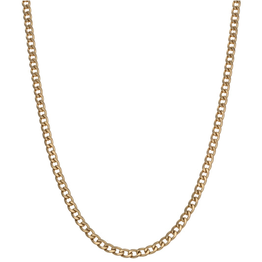 9ct Gold Curb Chain 26"