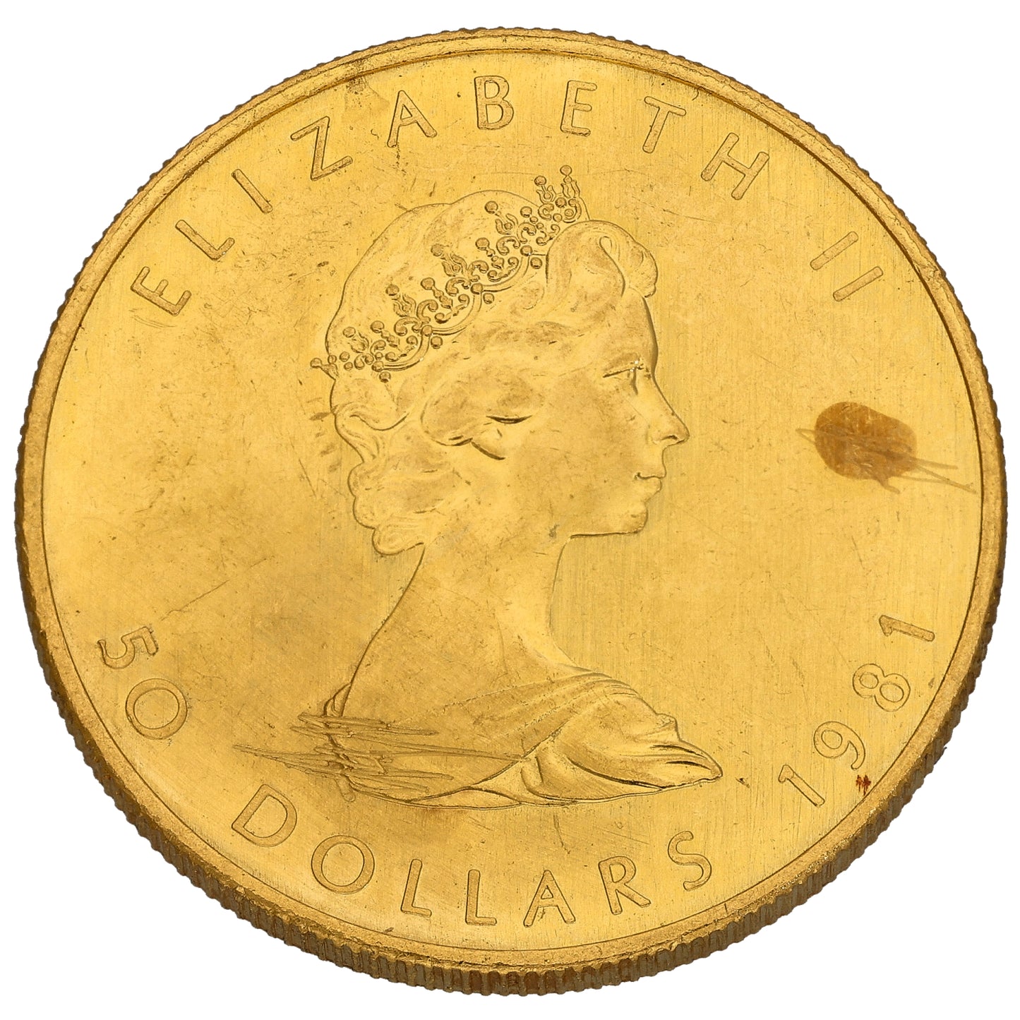 24ct Gold Canada Maple 1 OZ Coin 1981