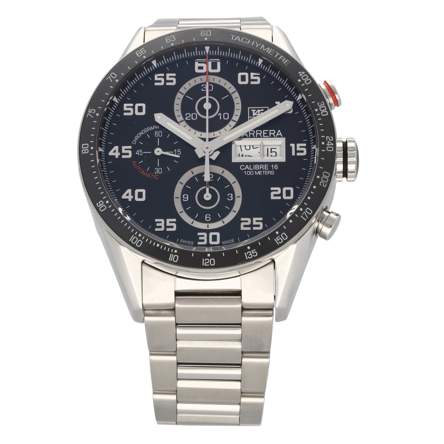 Tag Heuer Carrera CV2A1R 43mm Stainless Steel Watch