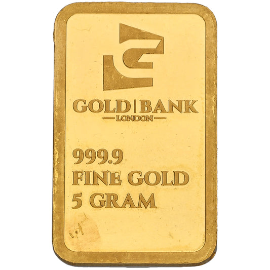 24ct 5g Gold Bar