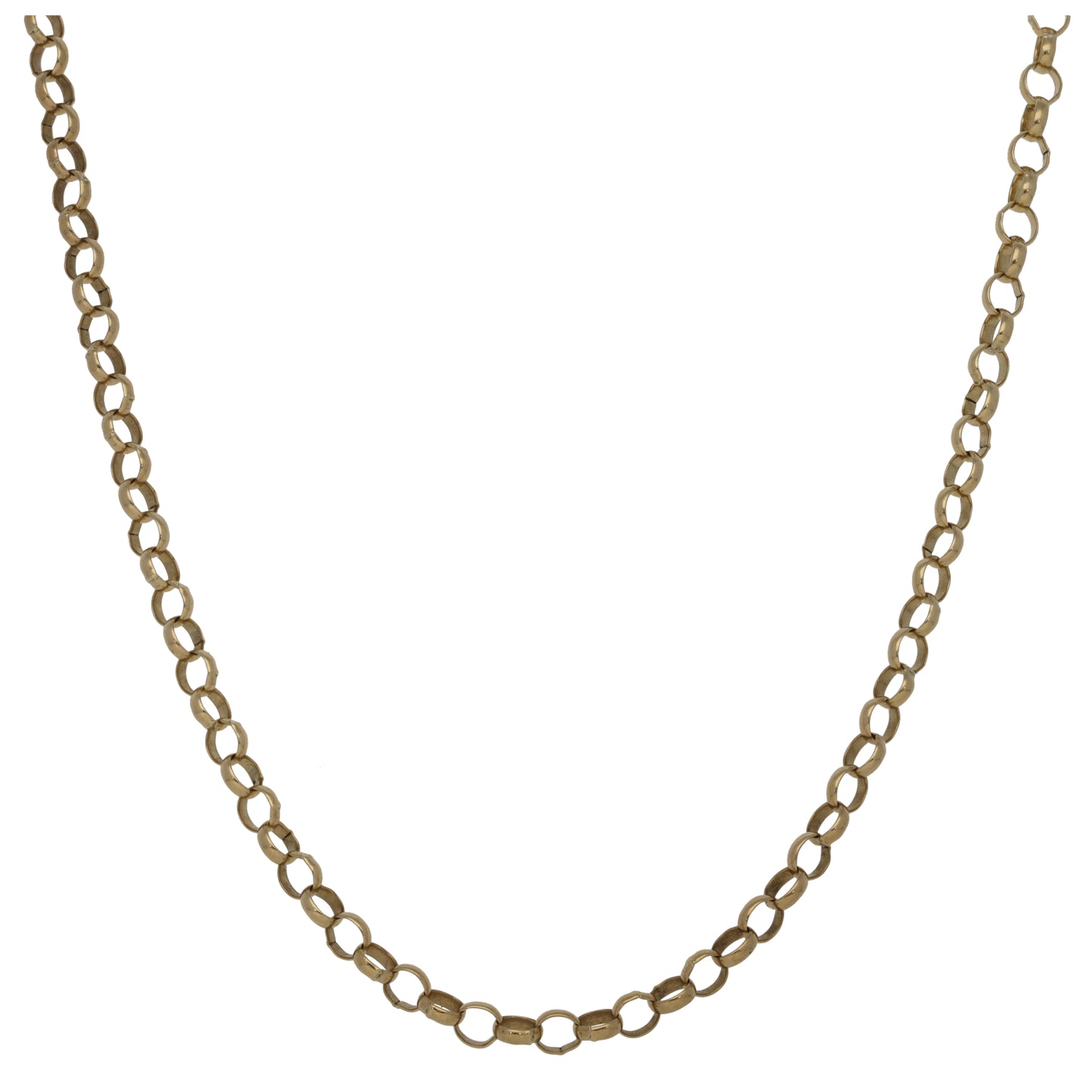 9ct Gold Belcher Chain 18"