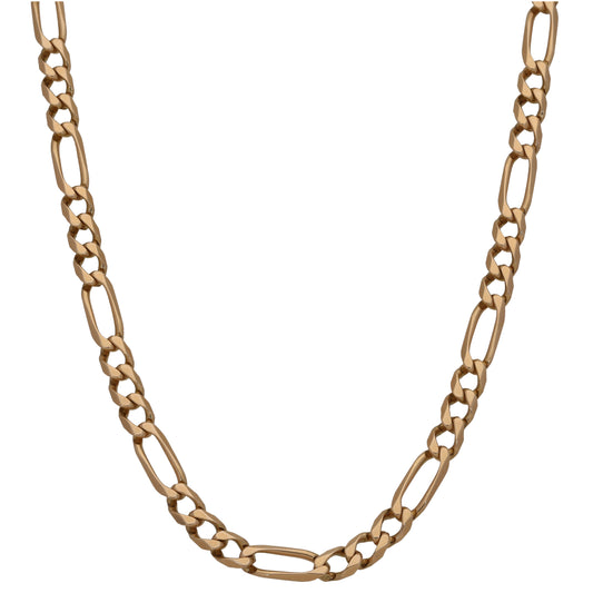 9ct Gold Figaro Chain 24"