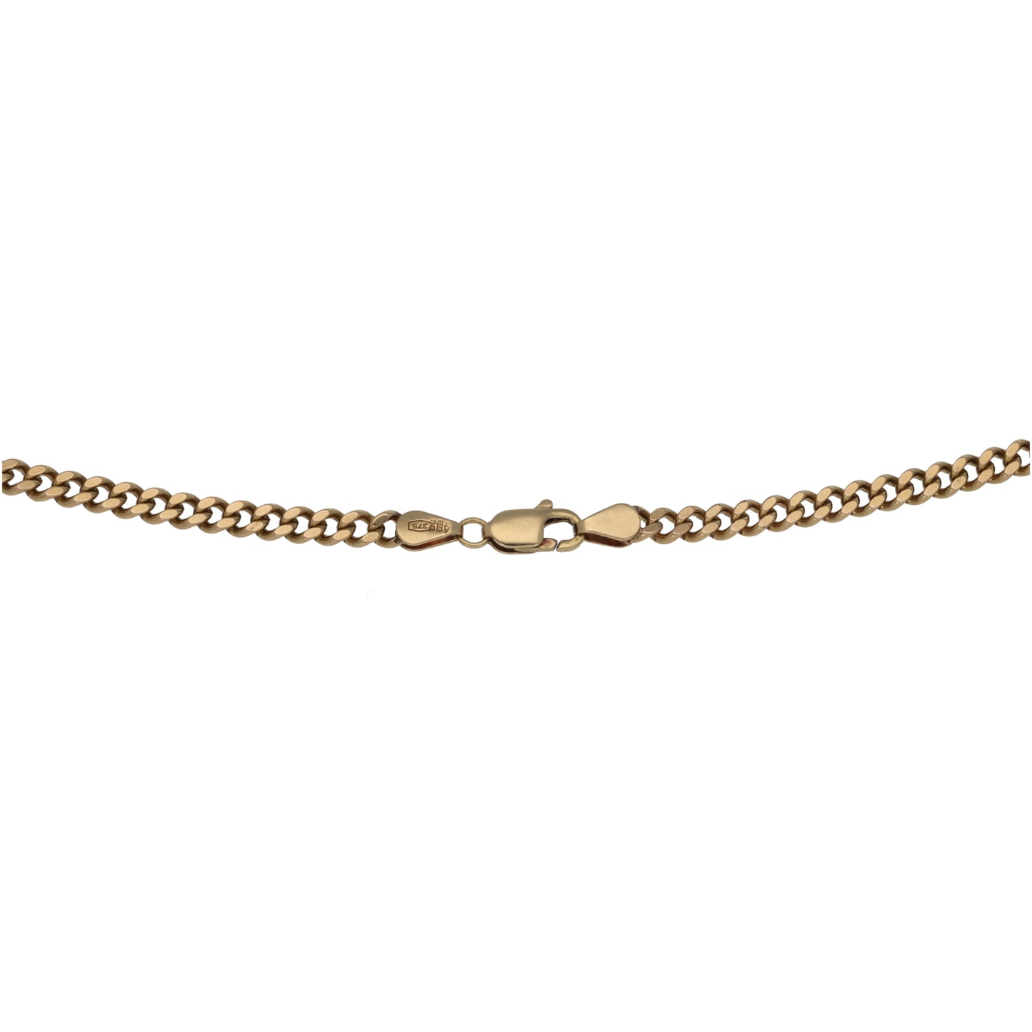 9ct Gold Curb Chain 26"