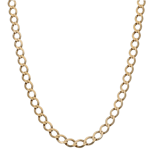 9ct Gold Curb Chain 20"