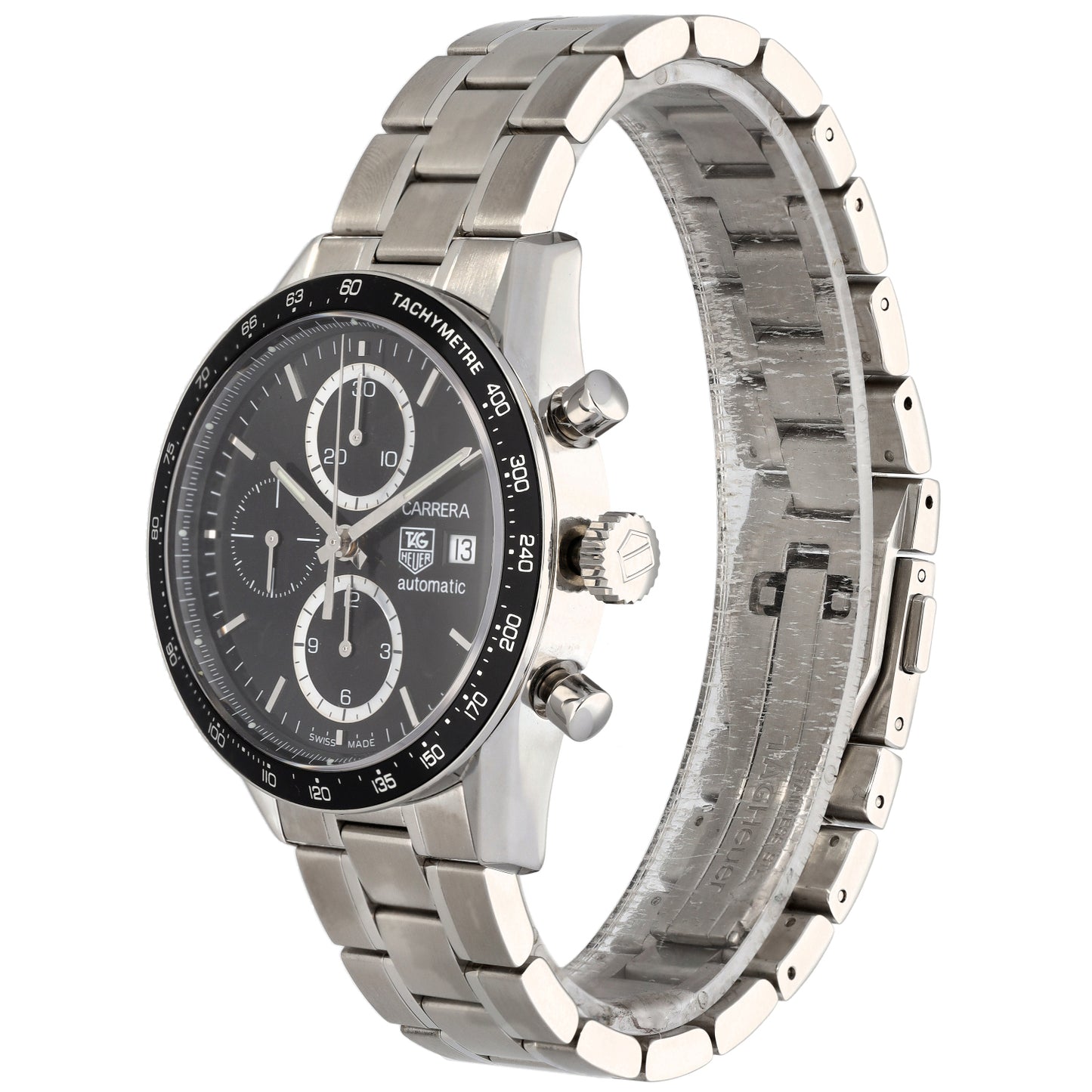 Tag Heuer Carrera CV2010-3 41mm Stainless Steel Watch