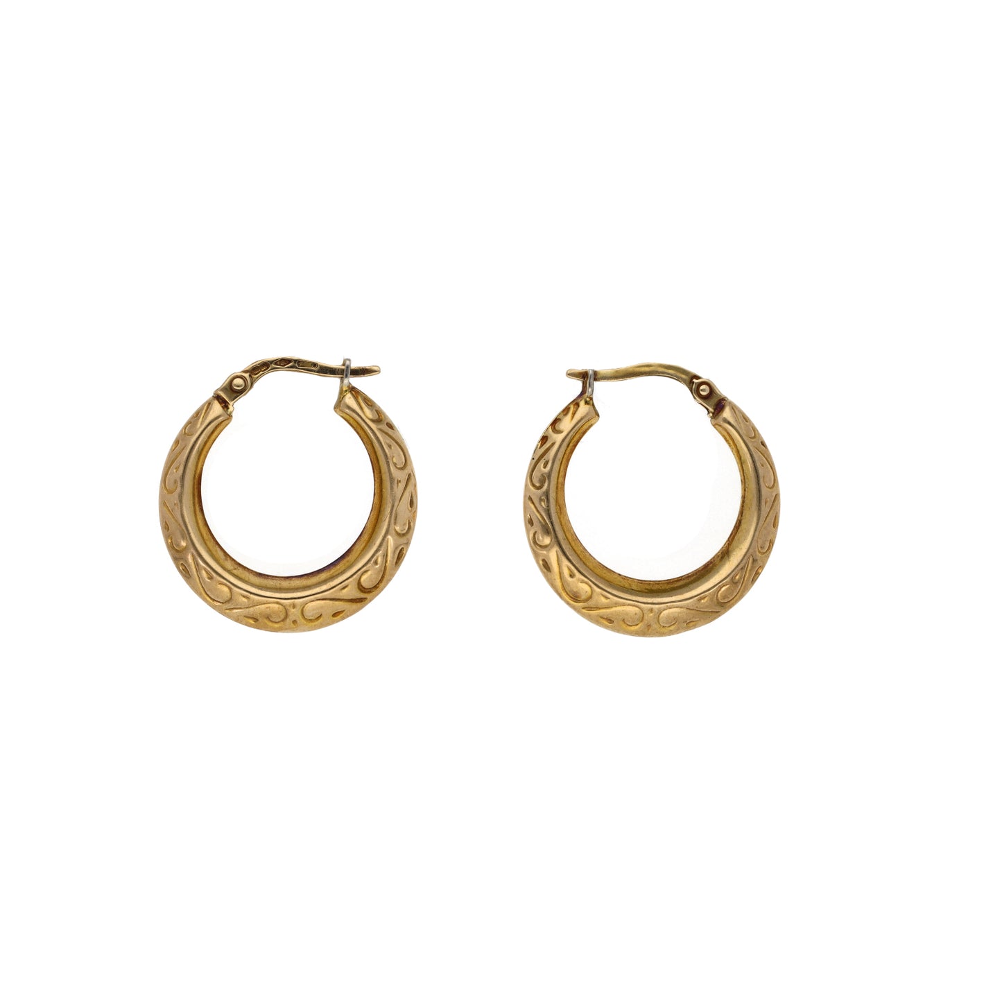 9ct Gold Creole Earrings