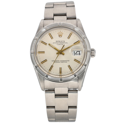 Rolex Date 15010 34mm Stainless Steel Watch