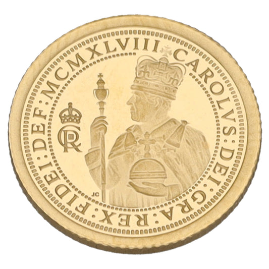 22ct Gold King Charles III Eighth Sovereign Coin 2023