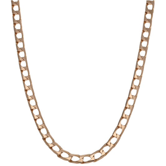9ct Gold Curb Chain 24"