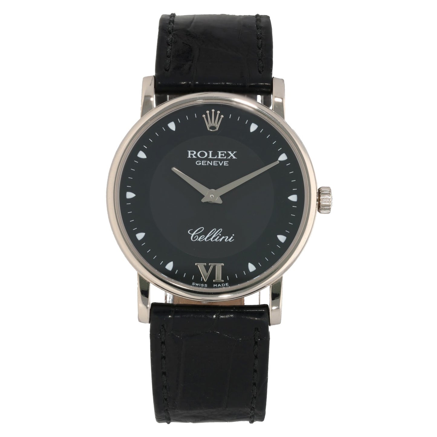 Rolex Cellini 5115 32mm White Gold Watch