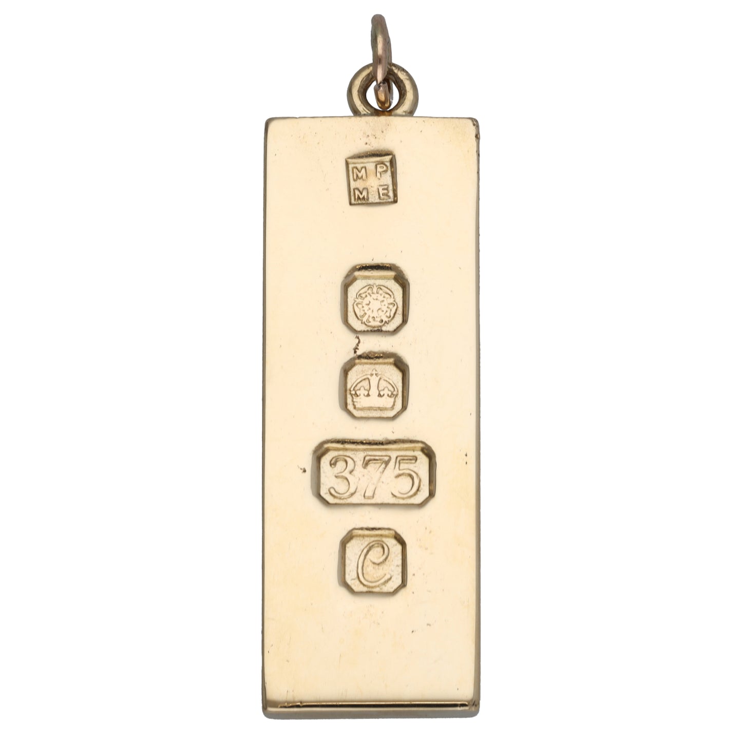 9ct Gold Ingot Pendant