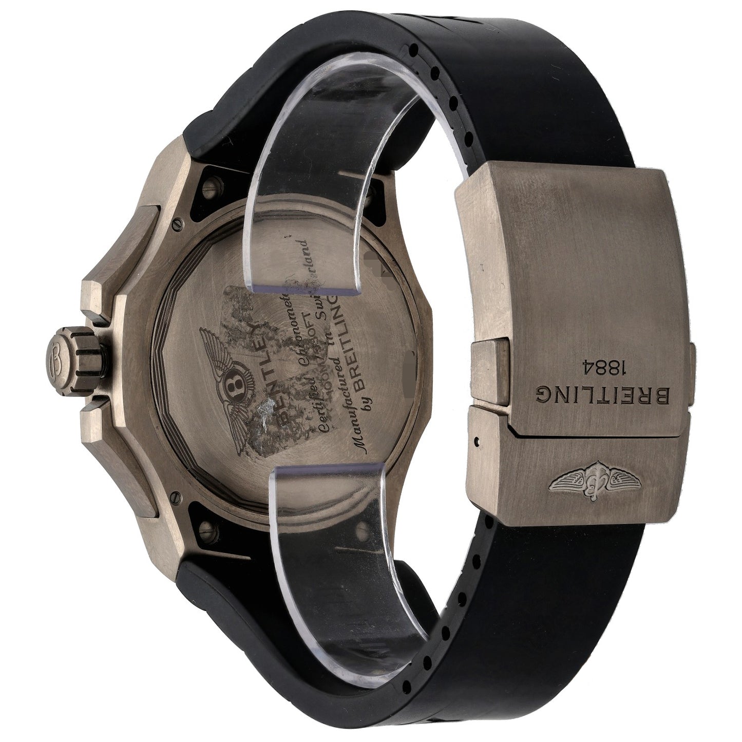 Breitling Bentley B04 GMT EB0433 45mm Titanium Watch