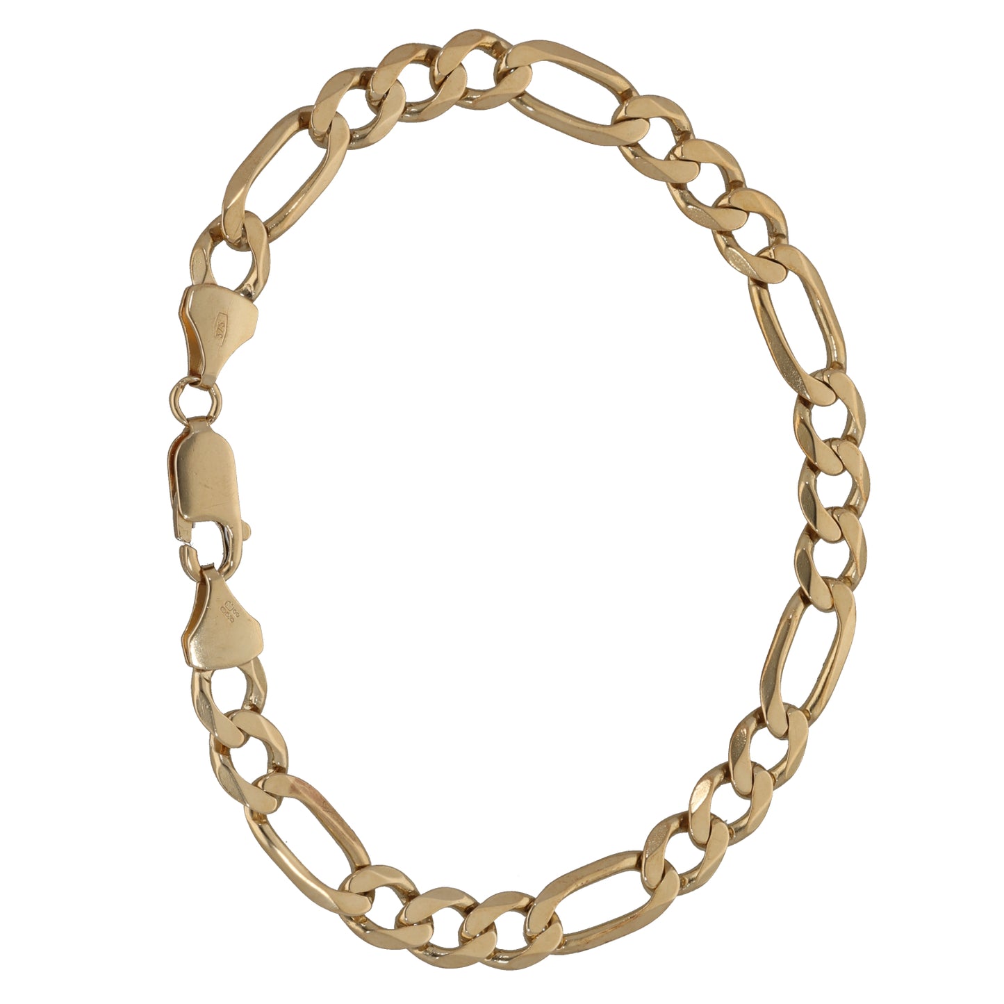 9ct Gold Figaro Bracelet