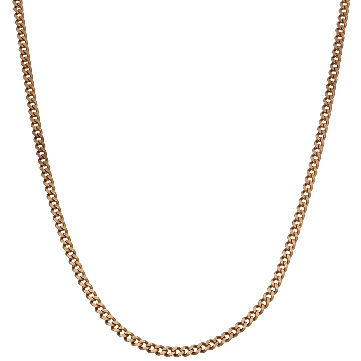9ct Gold Curb Chain 24"