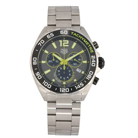 Tag Heuer Formula 1 CAZ101AG 43mm Stainless Steel Watch