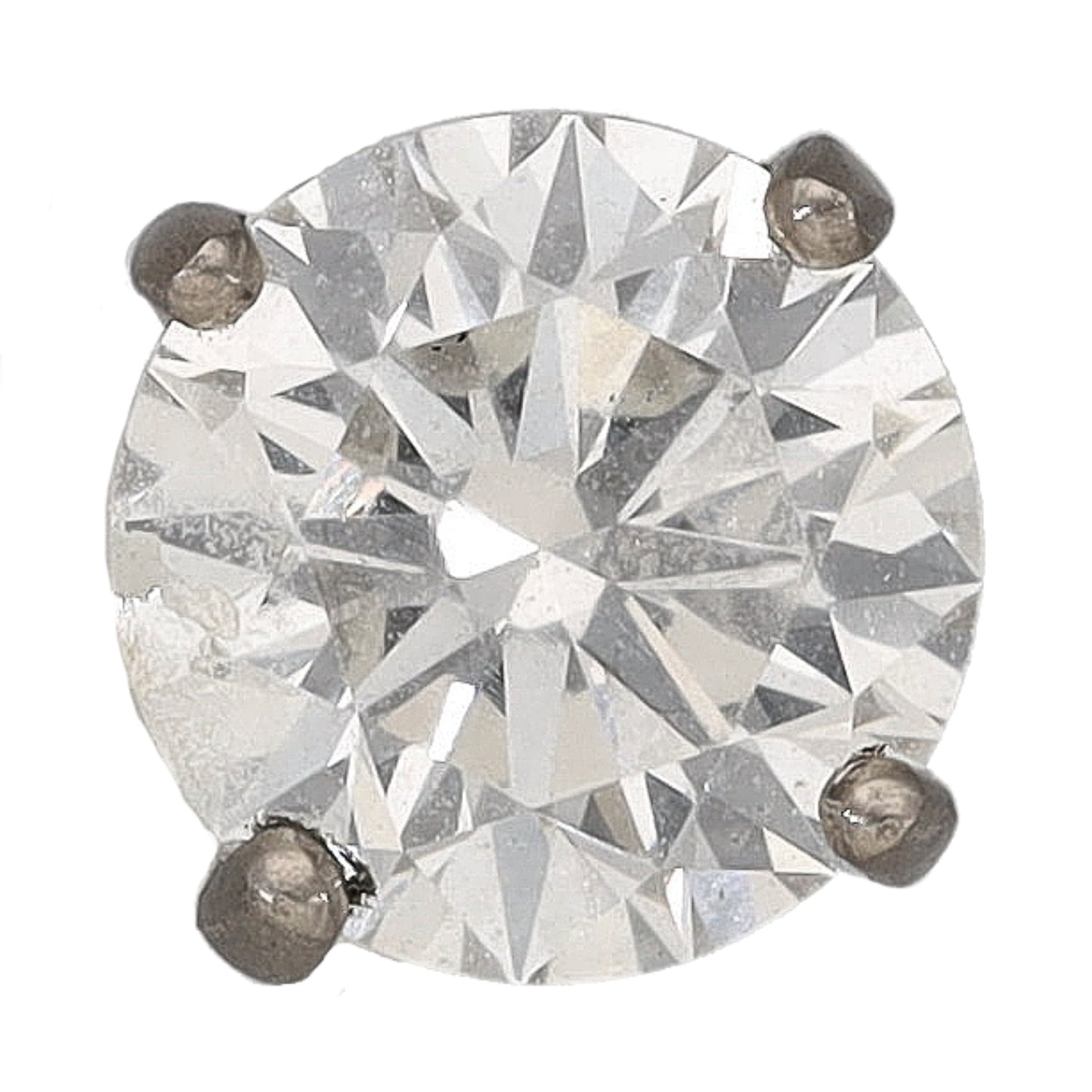 18ct White Gold 1.58ct Laboratory-Grown Diamond Solitaire Earring