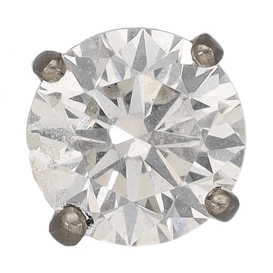 18ct White Gold 1.58ct Laboratory-Grown Diamond Solitaire Earring