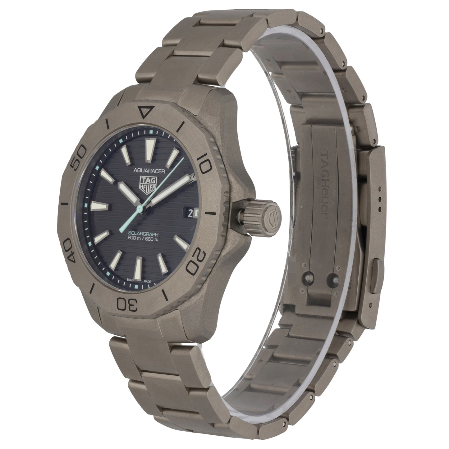 Tag Heuer Aquaracer WBP1180 40mm Titanium Watch