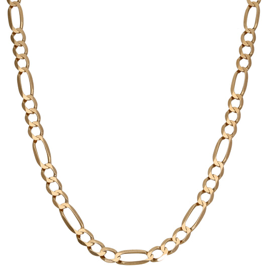 9ct Gold Figaro Chain 24"