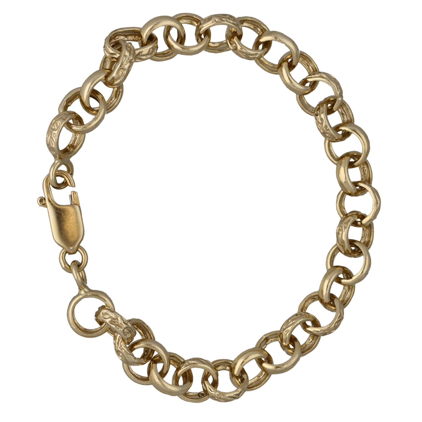 9ct Gold Belcher Bracelet