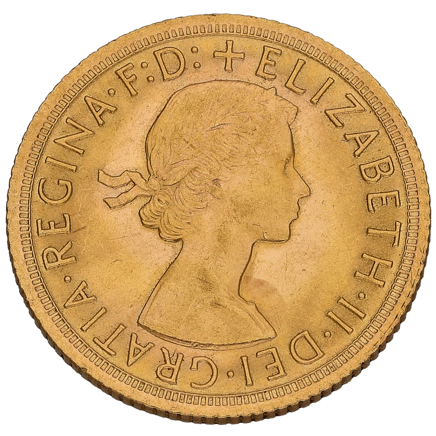 22ct Gold Queen Elizabeth II Full Sovereign Coin 1966