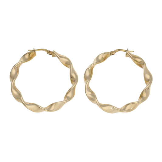 9ct Gold Hoop Earrings
