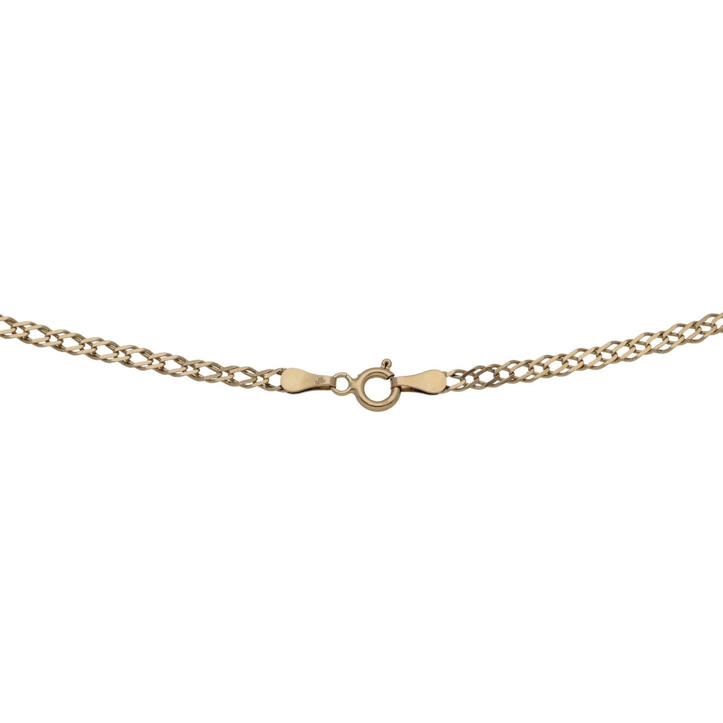 9ct Gold Curb Chain 18"