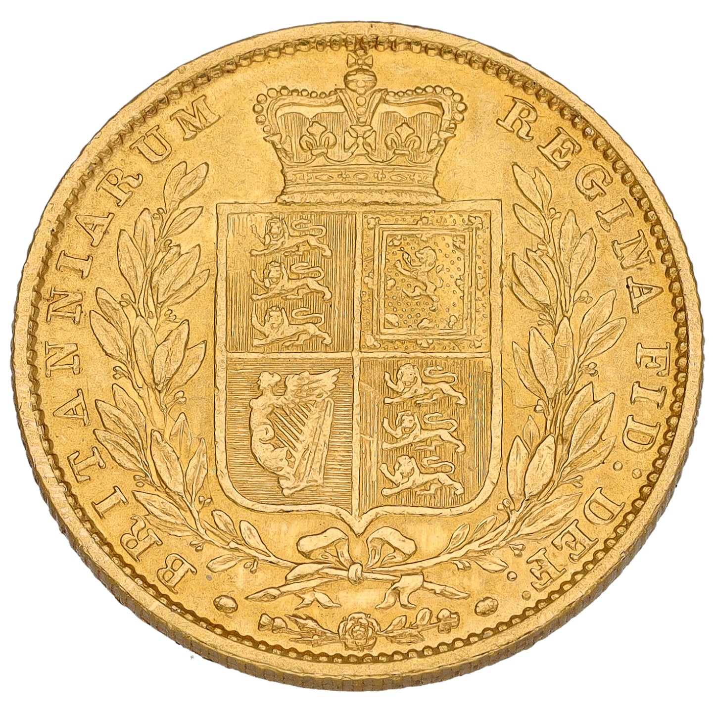 22ct Gold Queen Victoria Full Sovereign Coin 1850