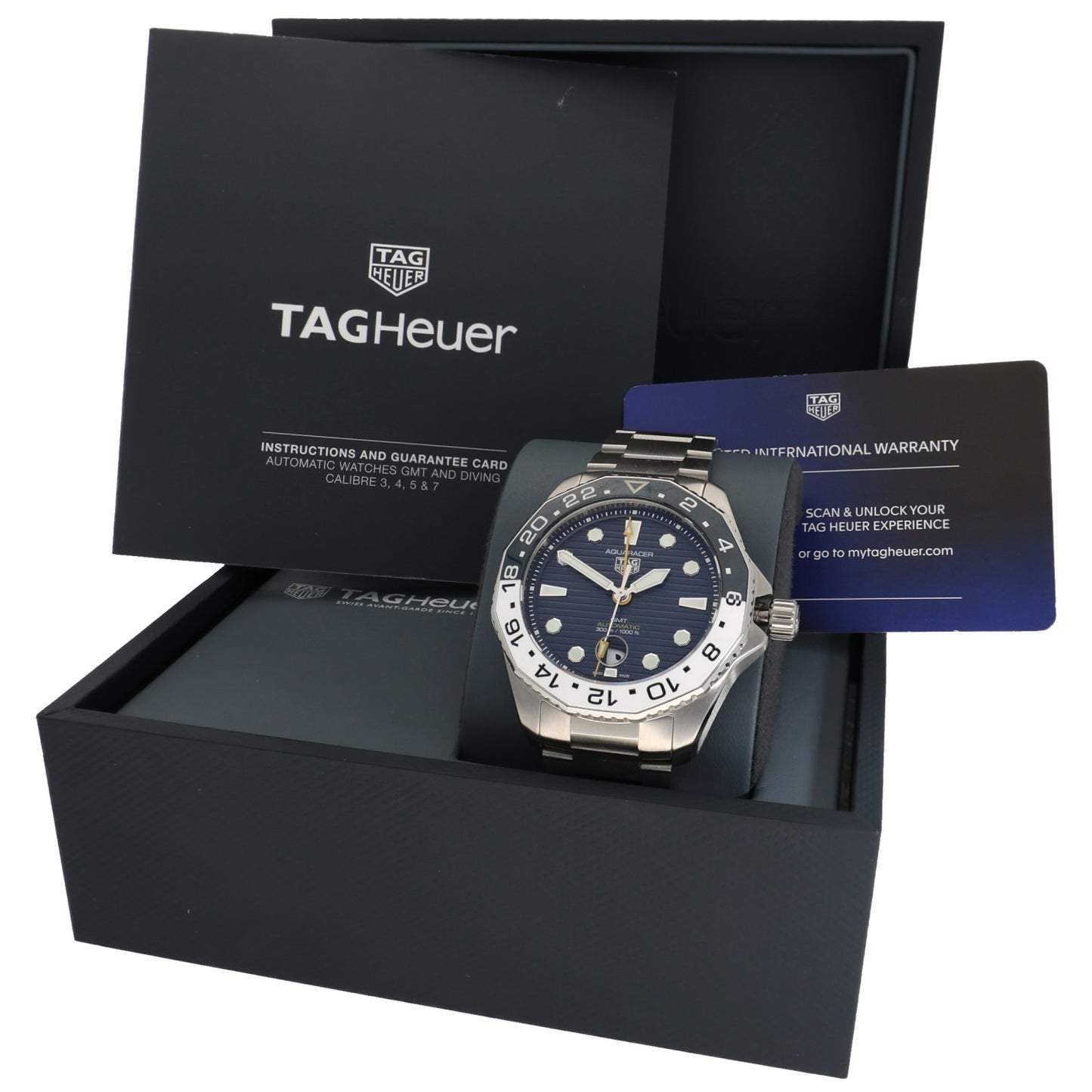 Tag Heuer Aquaracer Professional 300 WBP2010 43mm Stainless Steel Watch (Ex-Display)