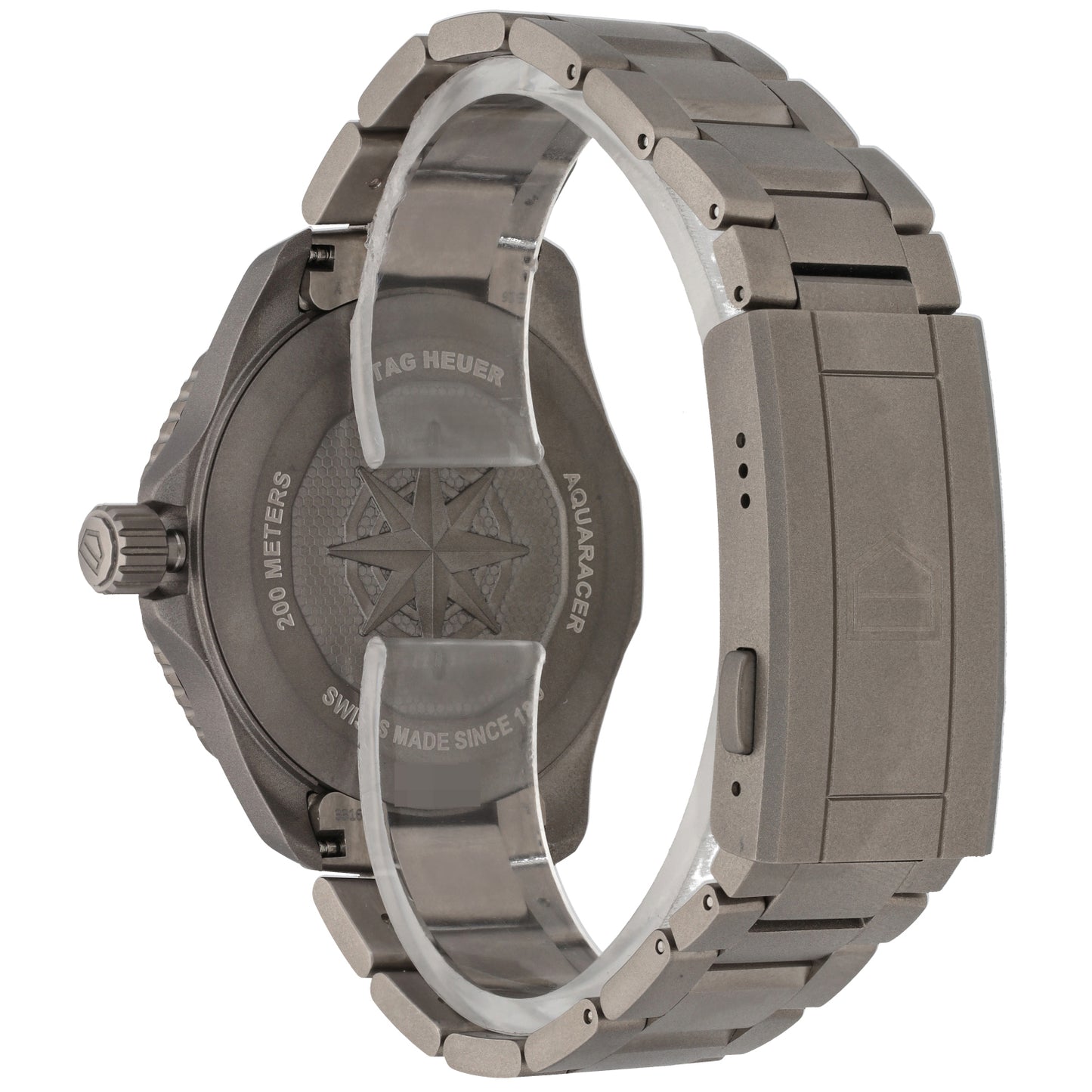 Tag Heuer Aquaracer Professional 200 Solargraph WBP1180 40mm Titanium Watch