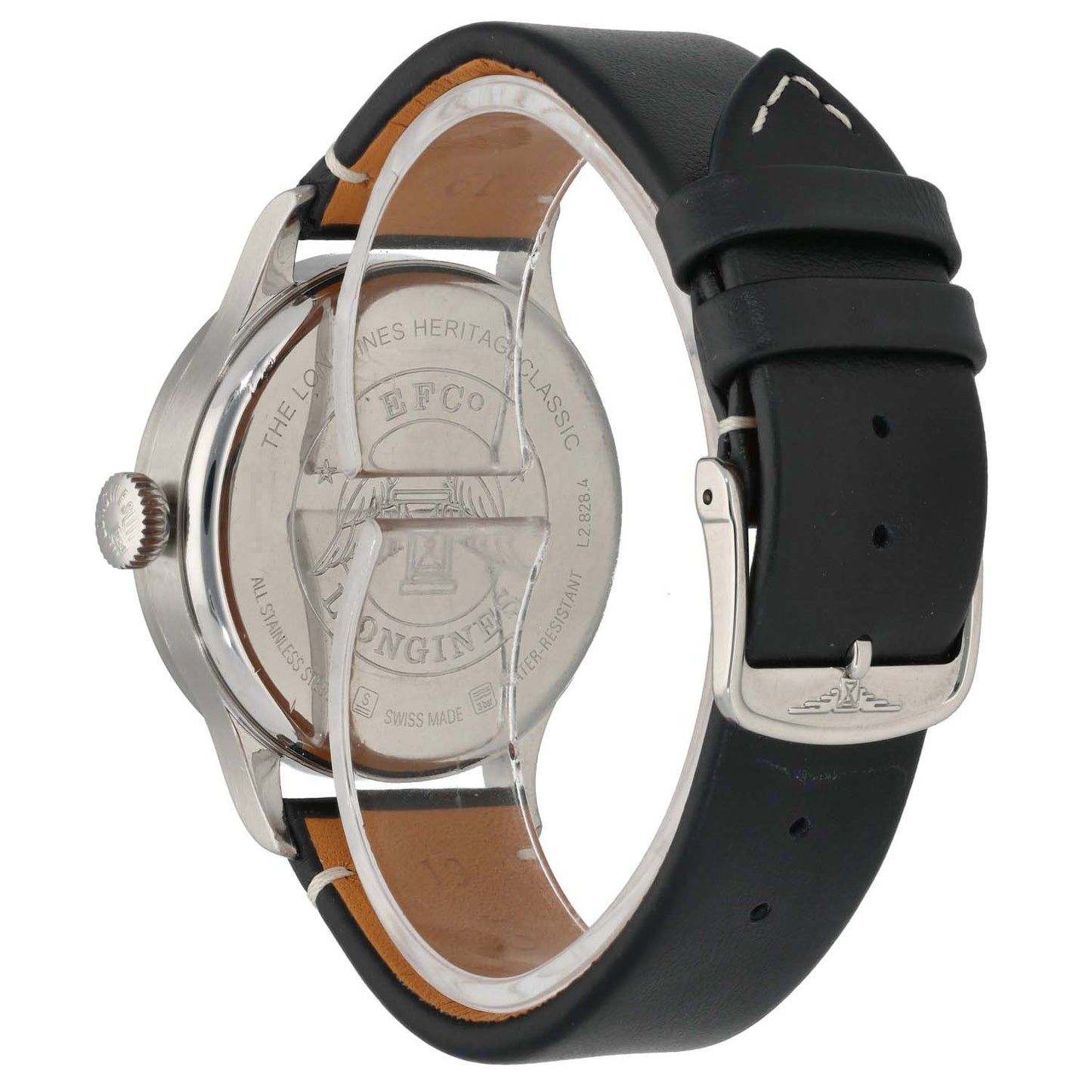 Longines Heritage L2.828.4 38.5mm Stainless Steel Watch
