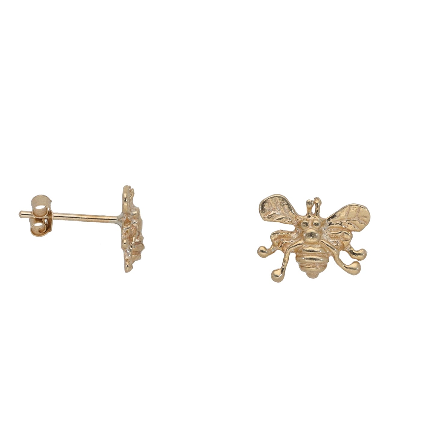 9ct Gold Bumble Bee Earrings
