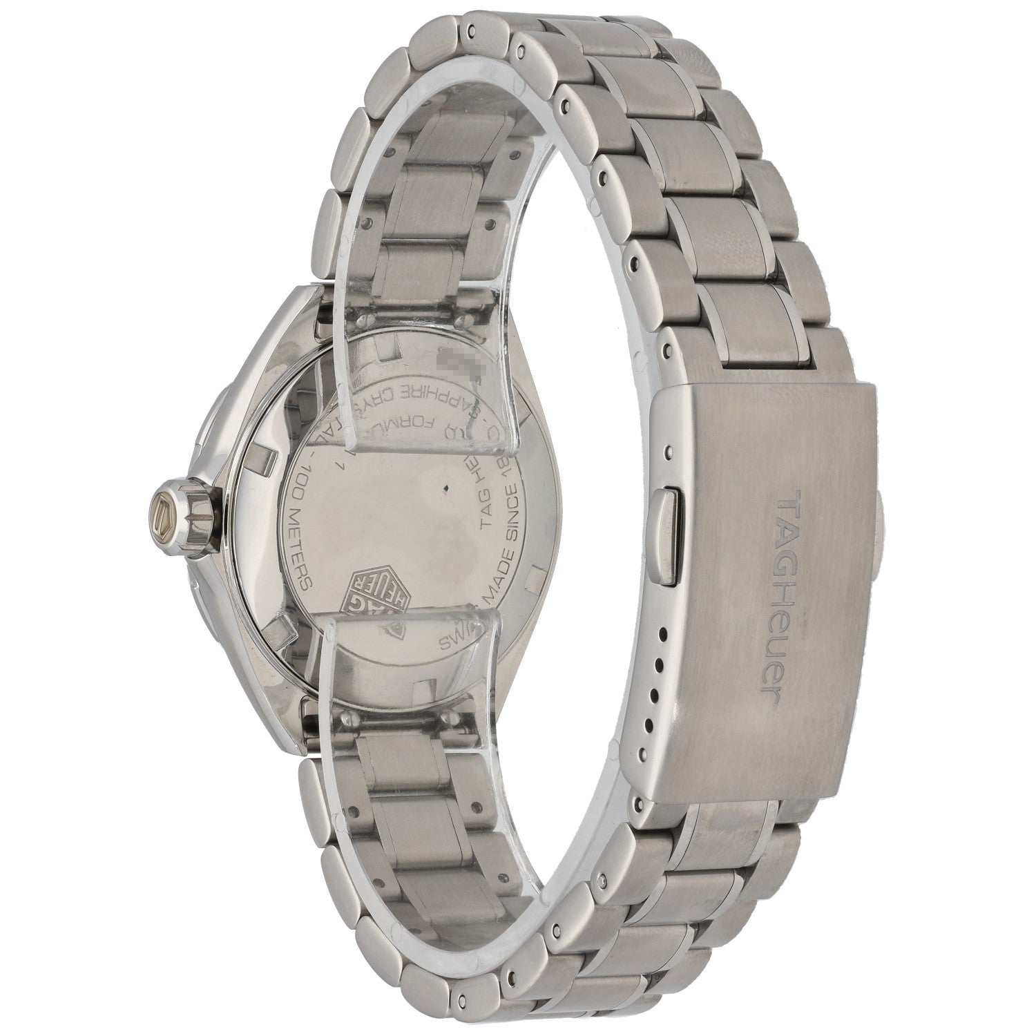 Tag Heuer Formula 1 WBJ1419, Mother of Pearl dial, Stainless Steel Watch - Rear Angled Image