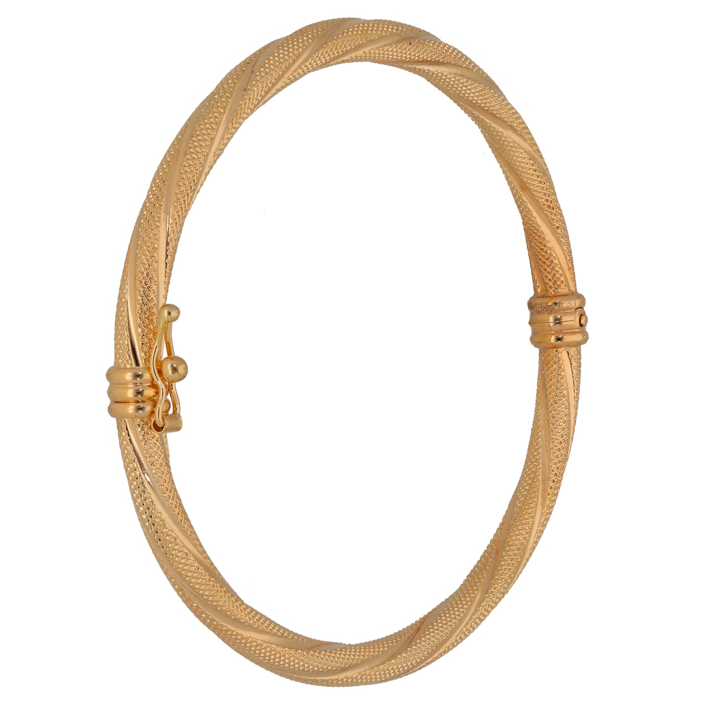 9ct Gold Hinged/Clasp Bangle